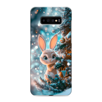 Силиконовый чехол на Samsung Galaxy S10 Plus с принтом Новый год Силиконовый чехол на Samsung Galaxy S10 Plus с принтом Новый год