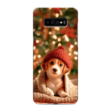 Силиконовый чехол на Samsung Galaxy S10 Plus с принтом Новый год Силиконовый чехол на Samsung Galaxy S10 Plus с принтом Новый год