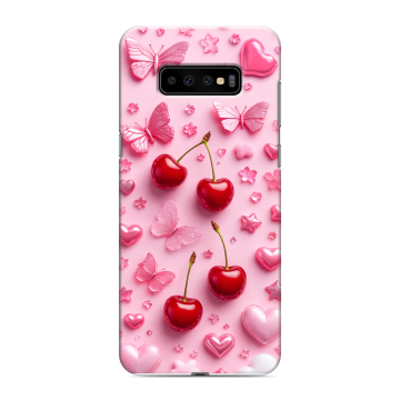 Силиконовый чехол на Samsung Galaxy S10 Plus с принтом для девочек Силиконовый чехол на Samsung Galaxy S10 Plus с принтом для девочек