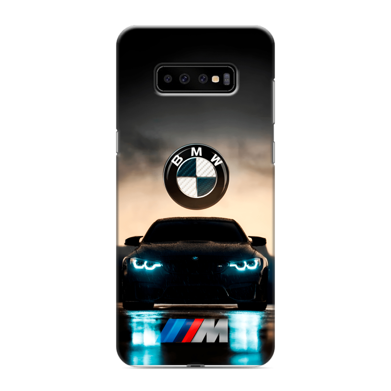Пластиковый чехол на Samsung Galaxy S10 Plus с принтом БМВ BMW Пластиковый чехол на Samsung Galaxy S10 Plus с принтом БМВ BMW