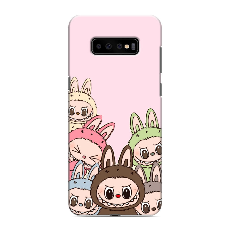 Силиконовый чехол на Samsung Galaxy S10 Plus с принтом Лабубу Силиконовый чехол на Samsung Galaxy S10 Plus с принтом Лабубу