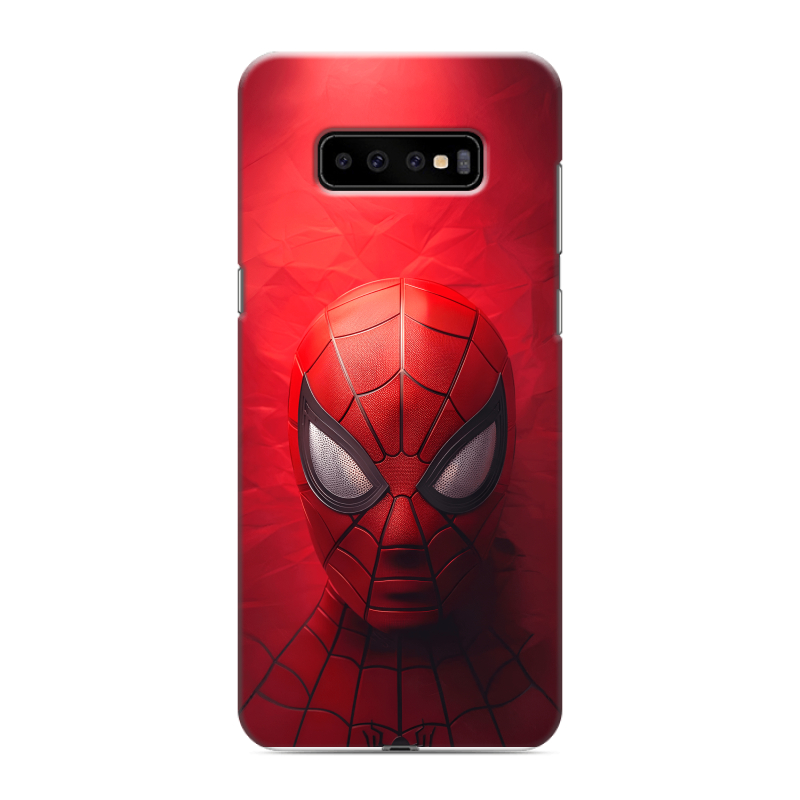 Пластиковый чехол на Samsung Galaxy S10 Plus с принтом Spiderman Человек паук Пластиковый чехол на Samsung Galaxy S10 Plus с принтом Spiderman Человек паук