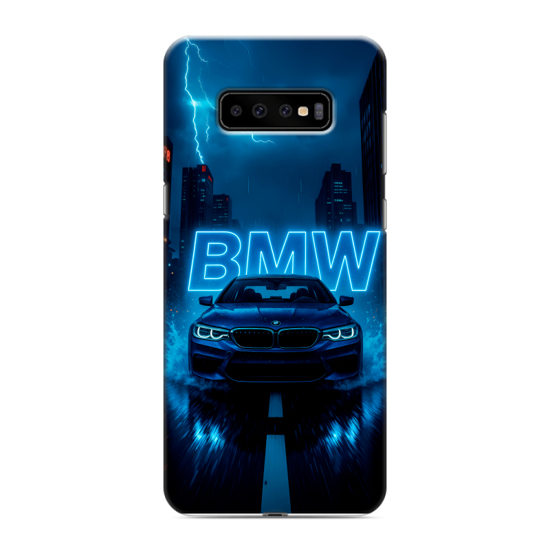 Пластиковый чехол на Samsung Galaxy S10 Plus с принтом BMW БМВ Пластиковый чехол на Samsung Galaxy S10 Plus с принтом BMW БМВ