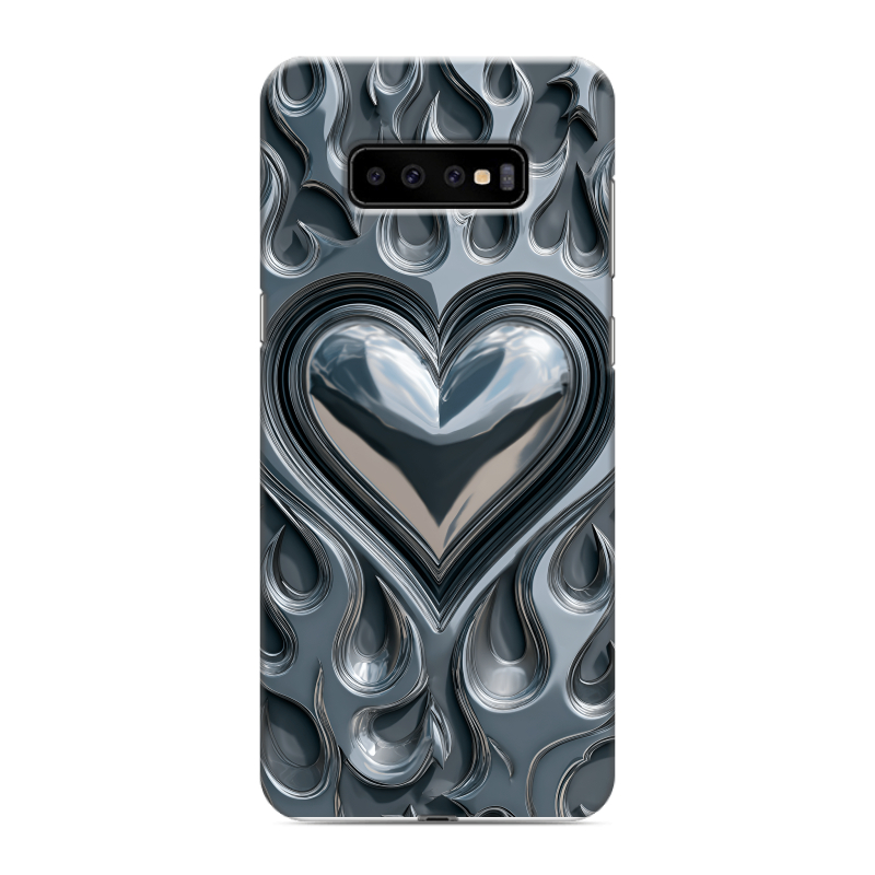 Силиконовый противоударный чехол на Samsung Galaxy S10 Plus с принтом Y2K Силиконовый противоударный чехол на Samsung Galaxy S10 Plus с принтом Y2K