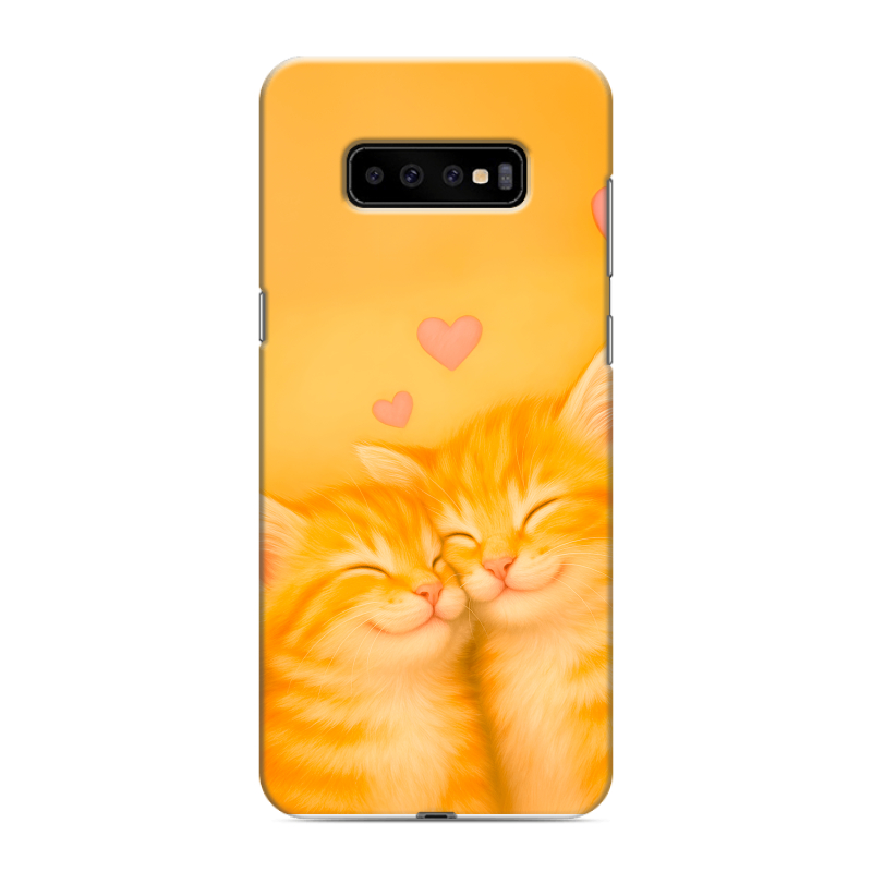 Силиконовый чехол на Samsung Galaxy S10 Plus с принтом Милые котята Силиконовый чехол на Samsung Galaxy S10 Plus с принтом Милые котята