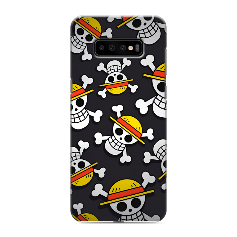 Силиконовый чехол на Samsung Galaxy S10 Plus с принтом One Piece Ван Пис Силиконовый чехол на Samsung Galaxy S10 Plus с принтом One Piece Ван Пис