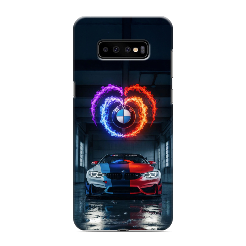 Силиконовый чехол на Samsung Galaxy S10 Plus с принтом BMW БМВ Силиконовый чехол на Samsung Galaxy S10 Plus с принтом BMW БМВ