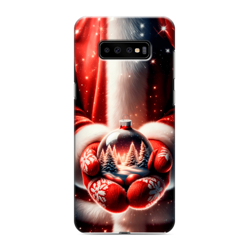 Пластиковый чехол на Samsung Galaxy S10 Plus с принтом Новый год Пластиковый чехол на Samsung Galaxy S10 Plus с принтом Новый год