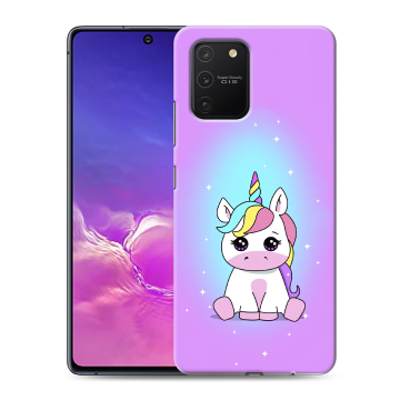 Силиконовый чехол на Samsung Galaxy S10 Lite с принтом Единорог Силиконовый чехол на Samsung Galaxy S10 Lite с принтом Единорог