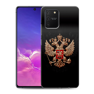Силиконовый чехол на Samsung Galaxy S10 Lite с принтом Герб России