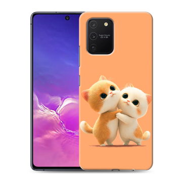 Силиконовый чехол на Samsung Galaxy S10 Lite с принтом Милые котики