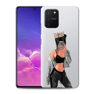 Силиконовый чехол на Samsung Galaxy S10 Lite с принтом Женские принты