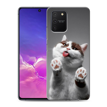 Силиконовый чехол на Samsung Galaxy S10 Lite с принтом Коты
