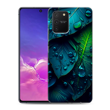 Силиконовый чехол на Samsung Galaxy S10 Lite с принтом Листья