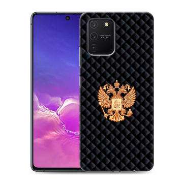 Силиконовый чехол на Samsung Galaxy S10 Lite с принтом Герб России принт Силиконовый чехол на Samsung Galaxy S10 Lite с принтом Герб России принт