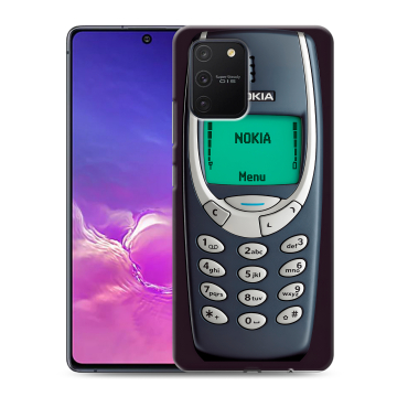 Силиконовый чехол на Samsung Galaxy S10 Lite с принтом Старый телефон Силиконовый чехол на Samsung Galaxy S10 Lite с принтом Старый телефон