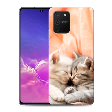 Силиконовый чехол на Samsung Galaxy S10 Lite с принтом Котята Силиконовый чехол на Samsung Galaxy S10 Lite с принтом Котята
