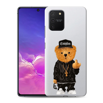 Силиконовый чехол на Samsung Galaxy S10 Lite с принтом Мишка Силиконовый чехол на Samsung Galaxy S10 Lite с принтом Мишка