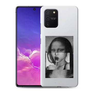 Силиконовый чехол на Samsung Galaxy S10 Lite с принтом Мона Лиза Силиконовый чехол на Samsung Galaxy S10 Lite с принтом Мона Лиза
