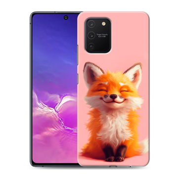 Силиконовый чехол на Samsung Galaxy S10 Lite с принтом милая лиса Силиконовый чехол на Samsung Galaxy S10 Lite с принтом милая лиса