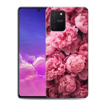 Силиконовый чехол на Samsung Galaxy S10 Lite с принтом цветы пионы Силиконовый чехол на Samsung Galaxy S10 Lite с принтом цветы пионы