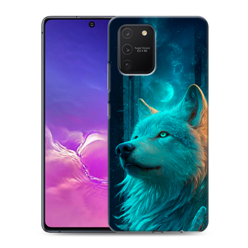 Силиконовый чехол на Samsung Galaxy S10 Lite с принтом бабочки саккура Силиконовый чехол на Samsung Galaxy S10 Lite с принтом бабочки саккура