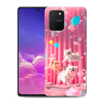 Силиконовый чехол на Samsung Galaxy S10 Lite с принтом милые котики Силиконовый чехол на Samsung Galaxy S10 Lite с принтом милые котики