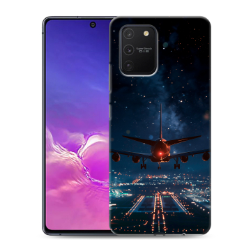 Силиконовый чехол на Samsung Galaxy S10 Lite с принтом самолет Силиконовый чехол на Samsung Galaxy S10 Lite с принтом самолет