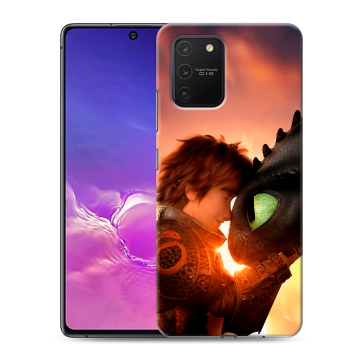 Силиконовый чехол на Samsung Galaxy S10 Lite с принтом Как приручить дракона Силиконовый чехол на Samsung Galaxy S10 Lite с принтом Как приручить дракона