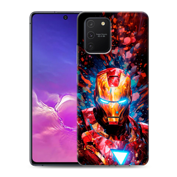 Силиконовый чехол на Samsung Galaxy S10 Lite с принтом Железный человек Ironman Силиконовый чехол на Samsung Galaxy S10 Lite с принтом Железный человек Ironman