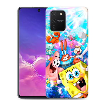 Силиконовый чехол на Samsung Galaxy S10 Lite с принтом спанчбоб спанч боб Силиконовый чехол на Samsung Galaxy S10 Lite с принтом спанчбоб спанч боб