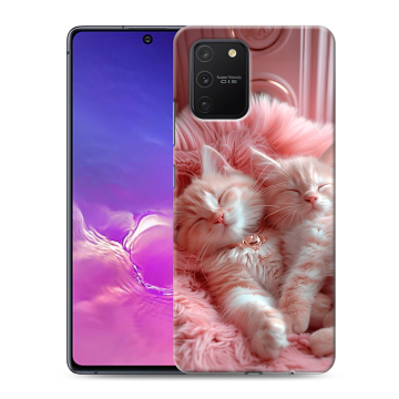Силиконовый чехол на Samsung Galaxy S10 Lite с принтом котята котики Силиконовый чехол на Samsung Galaxy S10 Lite с принтом котята котики