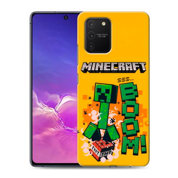Силиконовый чехол на Samsung Galaxy S10 Lite с принтом Майнкрафт Minecraft Силиконовый чехол на Samsung Galaxy S10 Lite с принтом Майнкрафт Minecraft