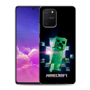 Силиконовый чехол на Samsung Galaxy S10 Lite с принтом Майнкрафт Minecraft Силиконовый чехол на Samsung Galaxy S10 Lite с принтом Майнкрафт Minecraft