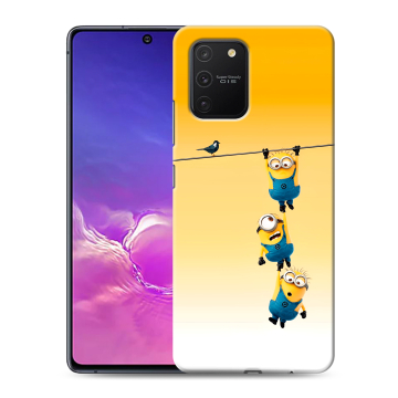 Силиконовый чехол на Samsung Galaxy S10 Lite с принтом Миньоны Силиконовый чехол на Samsung Galaxy S10 Lite с принтом Миньоны