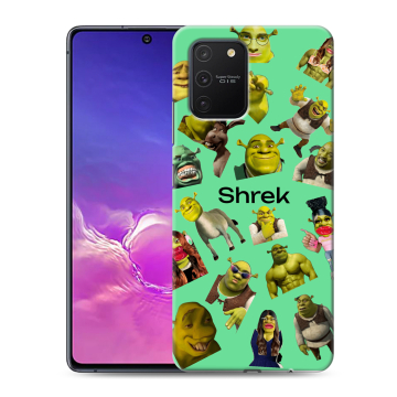Силиконовый чехол на Samsung Galaxy S10 Lite с принтом Шрек Shrek Силиконовый чехол на Samsung Galaxy S10 Lite с принтом Шрек Shrek
