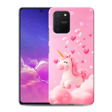 Силиконовый чехол на Samsung Galaxy S10 Lite с принтом Единорог Силиконовый чехол на Samsung Galaxy S10 Lite с принтом Единорог
