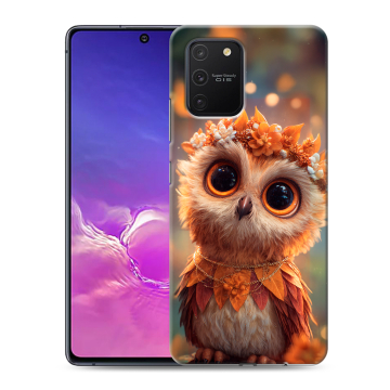Силиконовый чехол на Samsung Galaxy S10 Lite с принтом Милая сова Силиконовый чехол на Samsung Galaxy S10 Lite с принтом Милая сова