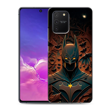 Силиконовый чехол на Samsung Galaxy S10 Lite с принтом Batman Бэтмен Силиконовый чехол на Samsung Galaxy S10 Lite с принтом Batman Бэтмен