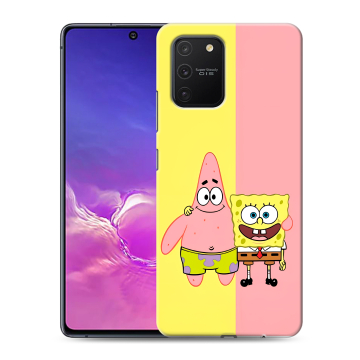 Силиконовый чехол на Samsung Galaxy S10 Lite с принтом Спанч боб Спанчбоб Силиконовый чехол на Samsung Galaxy S10 Lite с принтом Спанч боб Спанчбоб