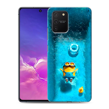 Силиконовый чехол на Samsung Galaxy S10 Lite с принтом Миньоны Силиконовый чехол на Samsung Galaxy S10 Lite с принтом Миньоны