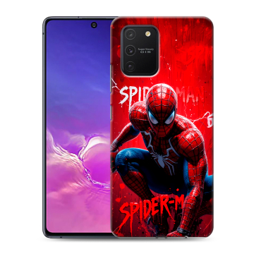Силиконовый чехол на Samsung Galaxy S10 Lite с принтом Spiderman Человек паук Силиконовый чехол на Samsung Galaxy S10 Lite с принтом Spiderman Человек паук