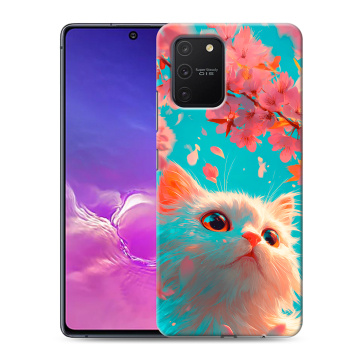 Силиконовый чехол на Samsung Galaxy S10 Lite с принтом Красивый кот Силиконовый чехол на Samsung Galaxy S10 Lite с принтом Красивый кот