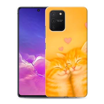 Силиконовый чехол на Samsung Galaxy S10 Lite с принтом Милые котята Силиконовый чехол на Samsung Galaxy S10 Lite с принтом Милые котята