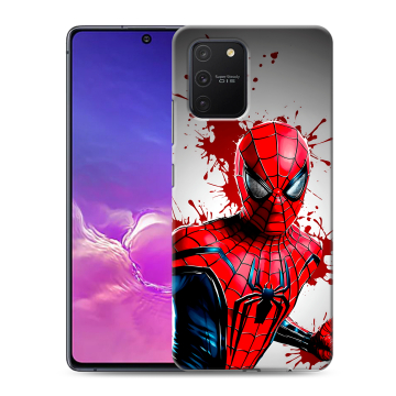 Силиконовый чехол на Samsung Galaxy S10 Lite с принтом Spiderman Человек паук Силиконовый чехол на Samsung Galaxy S10 Lite с принтом Spiderman Человек паук