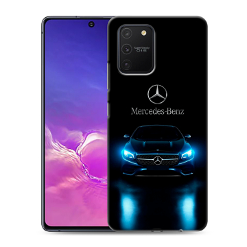 Силиконовый чехол на Samsung Galaxy S10 Lite с принтом Mercedes Мерседес Силиконовый чехол на Samsung Galaxy S10 Lite с принтом Mercedes Мерседес