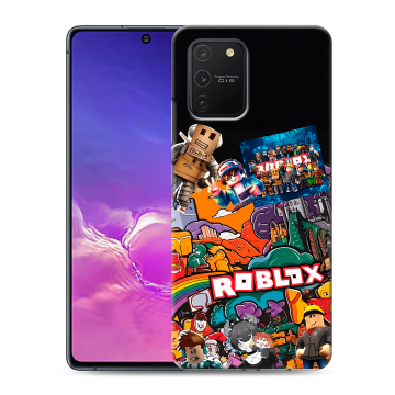 Силиконовый чехол на Samsung Galaxy S10 Lite с принтом Roblox Роблокс Силиконовый чехол на Samsung Galaxy S10 Lite с принтом Roblox Роблокс