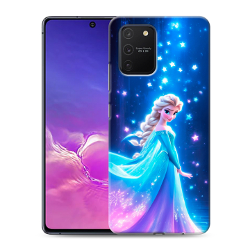 Силиконовый чехол на Samsung Galaxy S10 Lite с принтом Холодное сердце Frozen Силиконовый чехол на Samsung Galaxy S10 Lite с принтом Холодное сердце Frozen