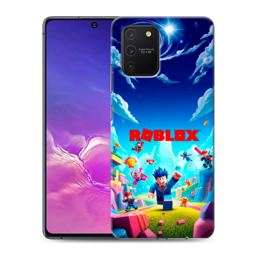Силиконовый чехол на Samsung Galaxy S10 Lite с принтом Roblox Роблокс Силиконовый чехол на Samsung Galaxy S10 Lite с принтом Roblox Роблокс
