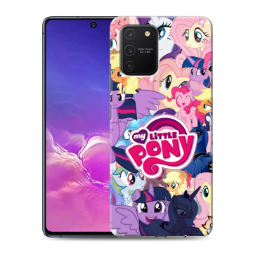 Силиконовый чехол на Samsung Galaxy S10 Lite с принтом My little pony Дружба чудо Силиконовый чехол на Samsung Galaxy S10 Lite с принтом My little pony Дружба чудо